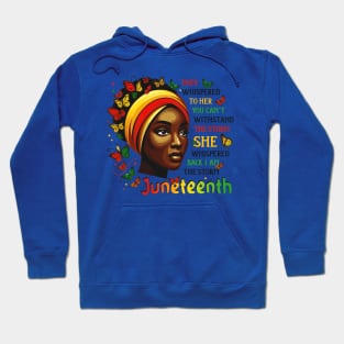 Juneteenth I am The Storm Black Women Black History Month Hoodie